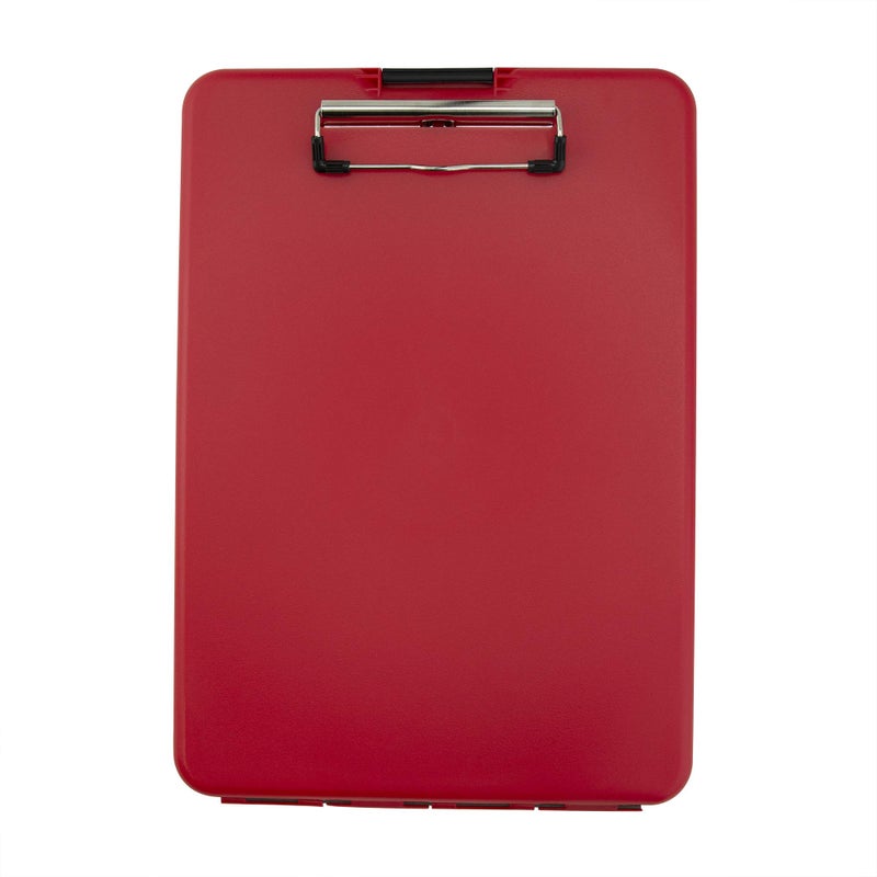 Saunders Slimmate Letter Size Storage Clipboard, Polypropylene, Red - Image 2